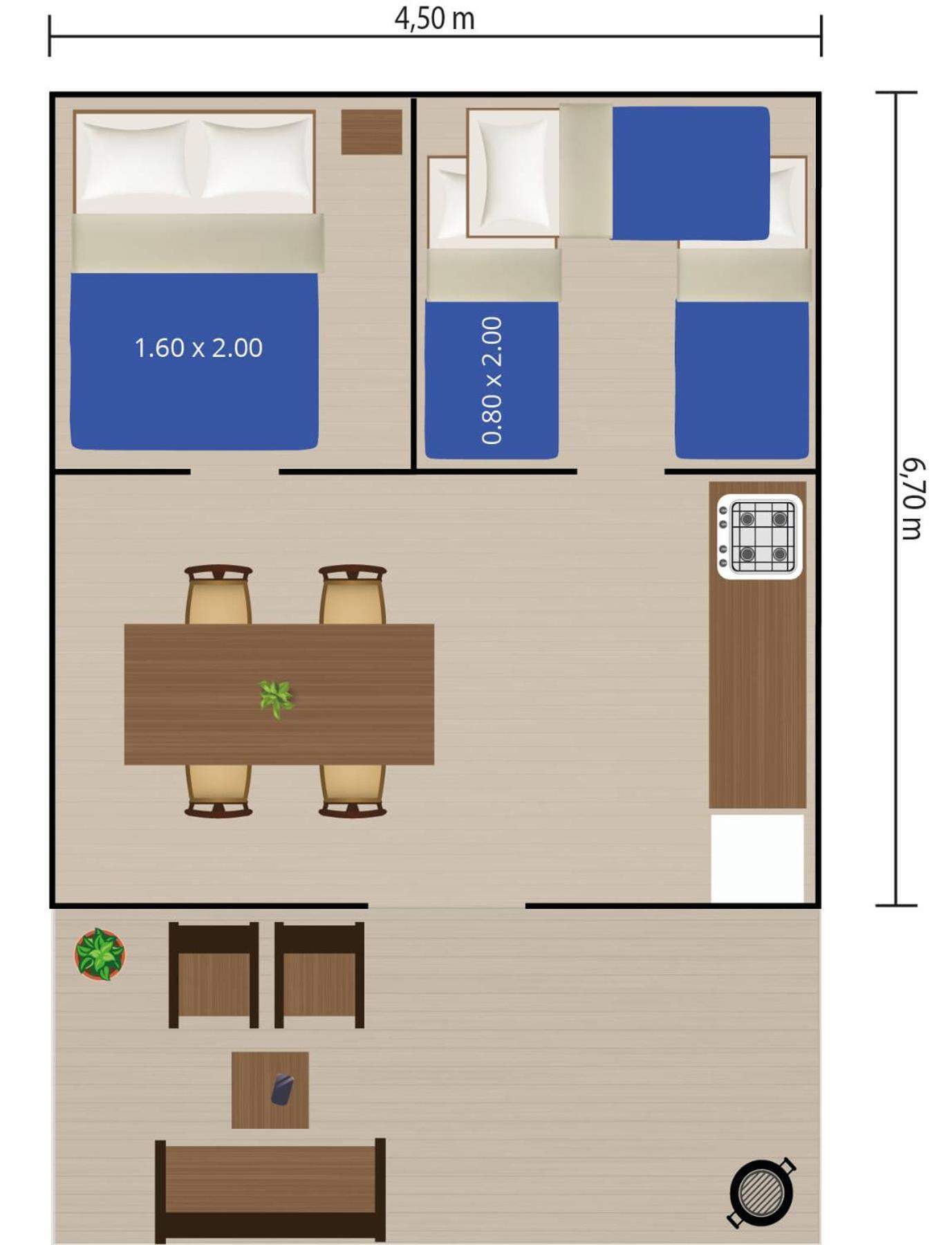 אומאג Easyatent Camping Stella Maris חדר תמונה