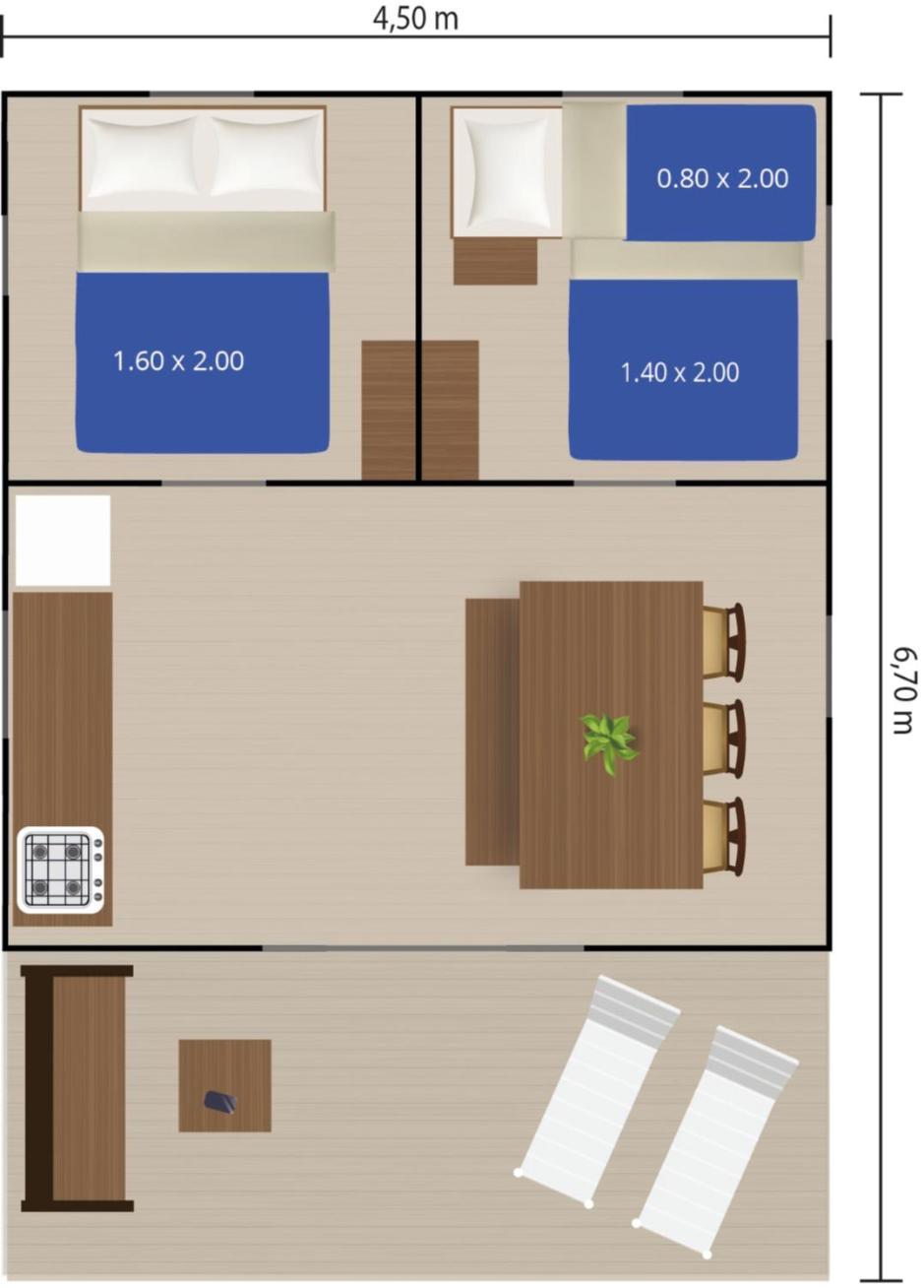אומאג Easyatent Camping Stella Maris חדר תמונה